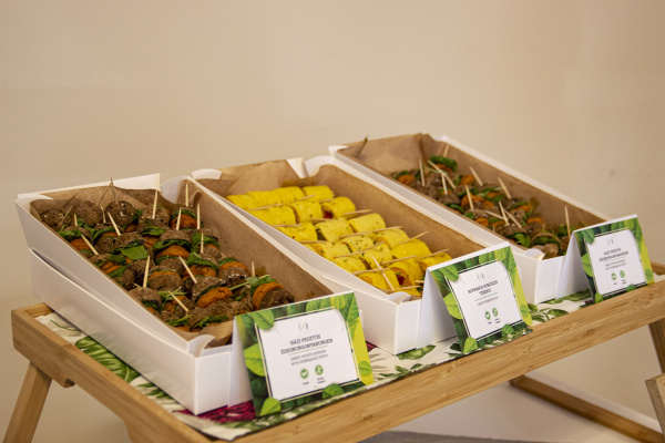 Seasonal and plant-based food served at the Citizen Thinking Lab in Hungary
