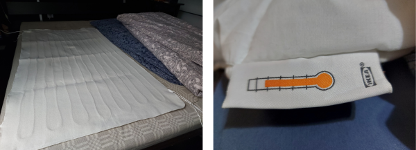 A heating pad for mattresses and a winter duvet