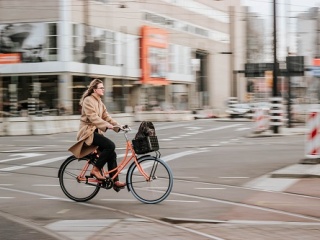 cycling in the city